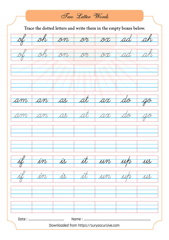 product surya s cursive writing kit suryascursive com