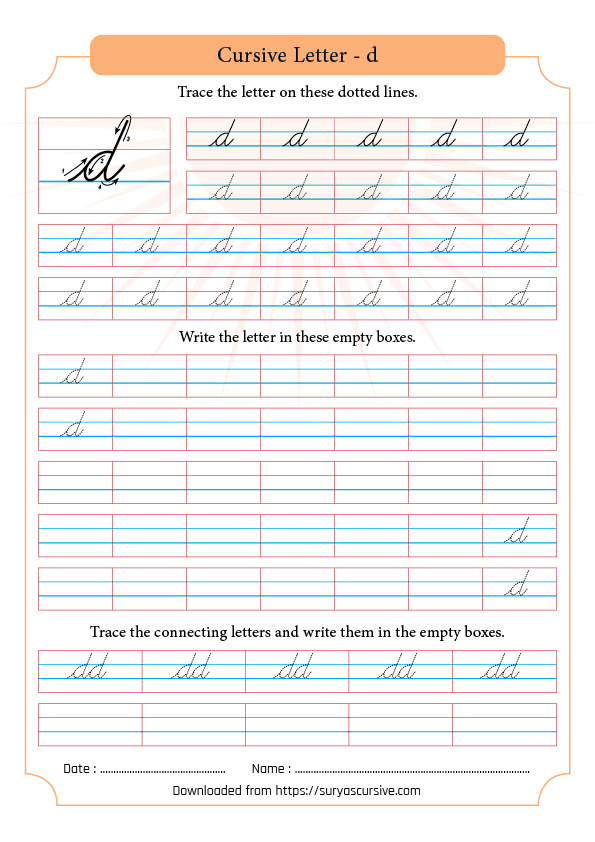 Script Printable Lowercase Letters Printable