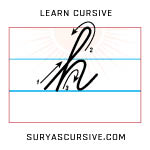 cursive lowercase h