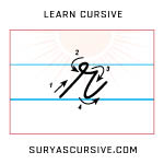 cursive r