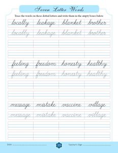 Surya's Cursive Writing Kit - SuryasCursive.com