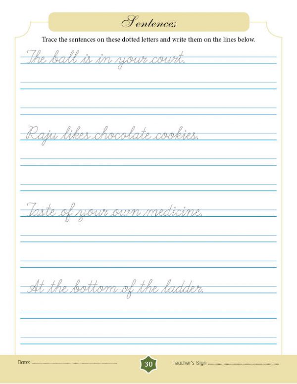 Surya's Cursive Writing Kit - SuryasCursive.com