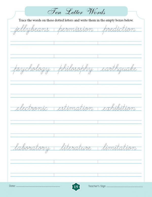 Surya's Cursive Writing Kit - SuryasCursive.com