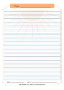 Printable Print Handwriting Worksheets