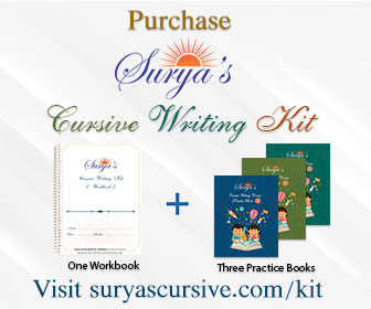 Buy Suryas Cursive Writing Kit