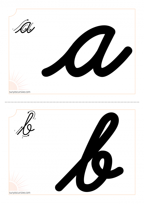 cursive sandpaper letters printable template