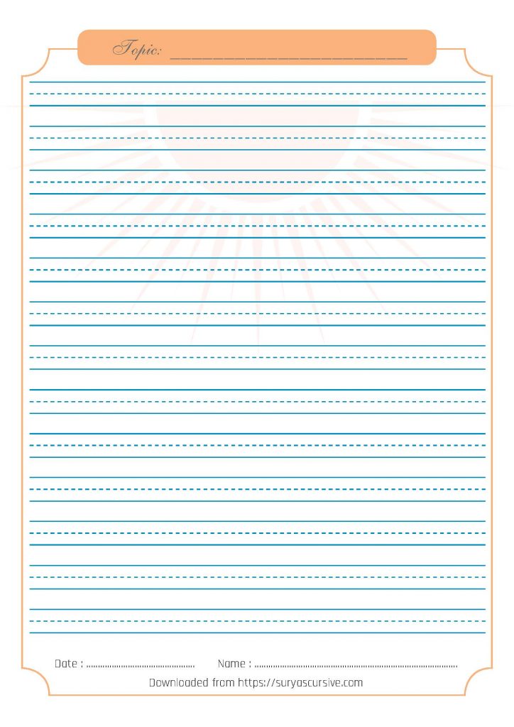 Hand Writing Practice: K-3 Student Writing Practice at Home, Handwriting  Practice Paper with Dotted Lined Sheet, 100 pages, Prepare for Back to  School