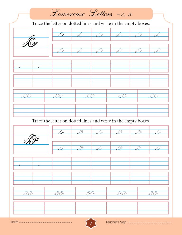 Surya's Cursive Handwriting Workbook - SuryasCursive.com