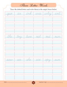 Surya's Cursive Handwriting Workbook - SuryasCursive.com